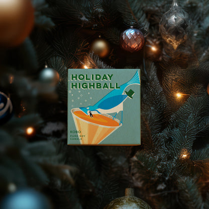 Alternate Image of Holiday Highball Candle