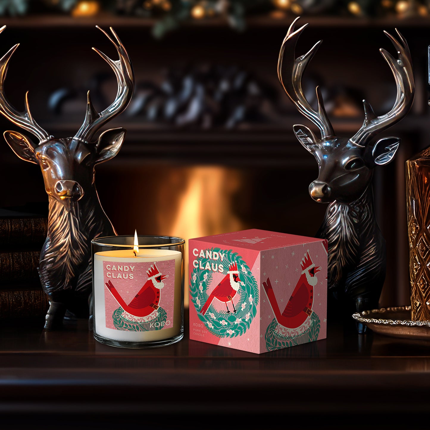 Alternate Image of Candy Clause Candle