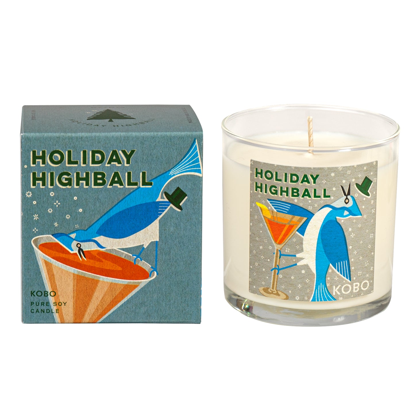 Alternate Image of Holiday Highball Candle