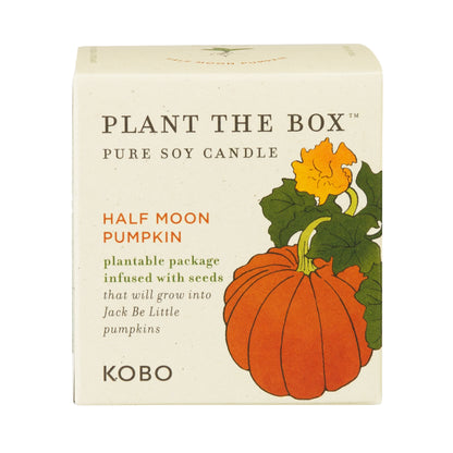 Alternate Image of Half Moon Pumpkin Plant The Box Candle