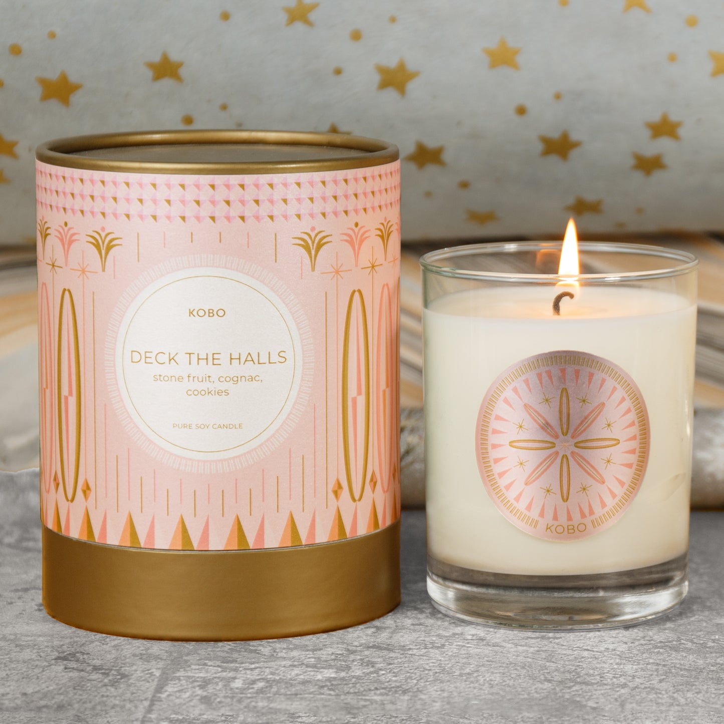 Alternate Image of Deck the Halls Candle