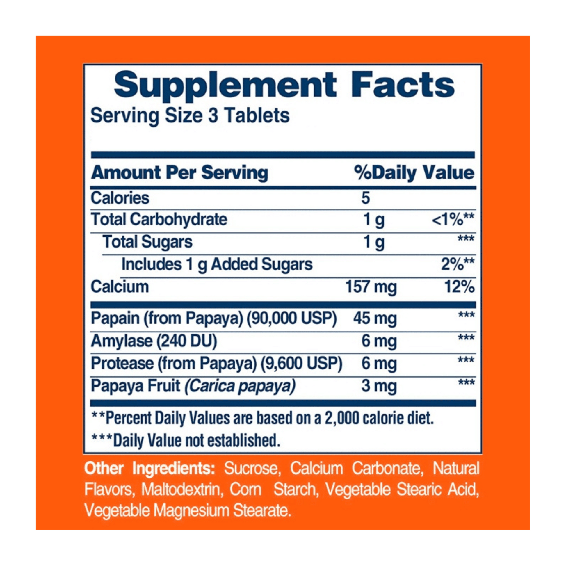 Alternate Image of Chewable Original Papaya Enzyme Tablets