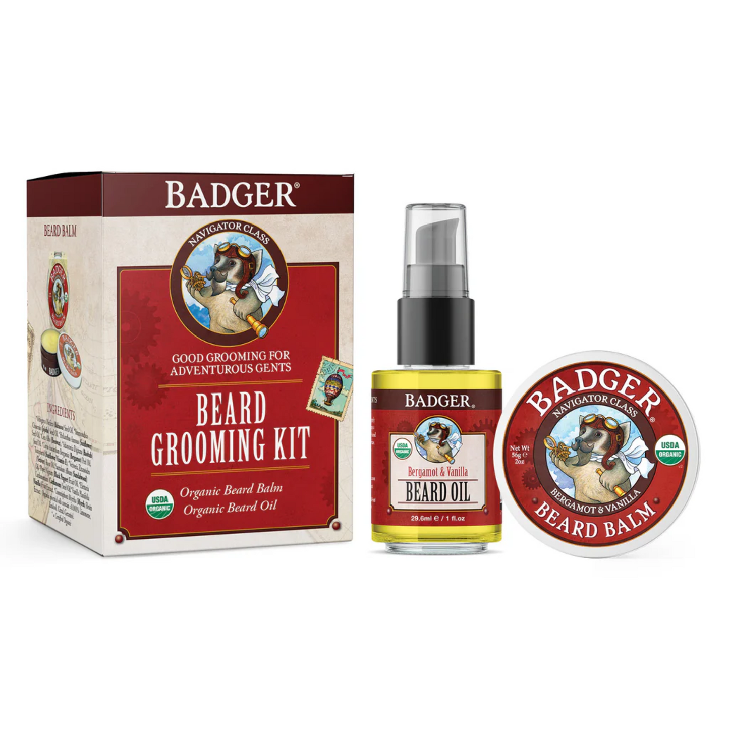 Badger Holiday Beard Grooming Kit (2 piece) #10088517