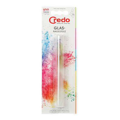 primary image of credo green glass nail file