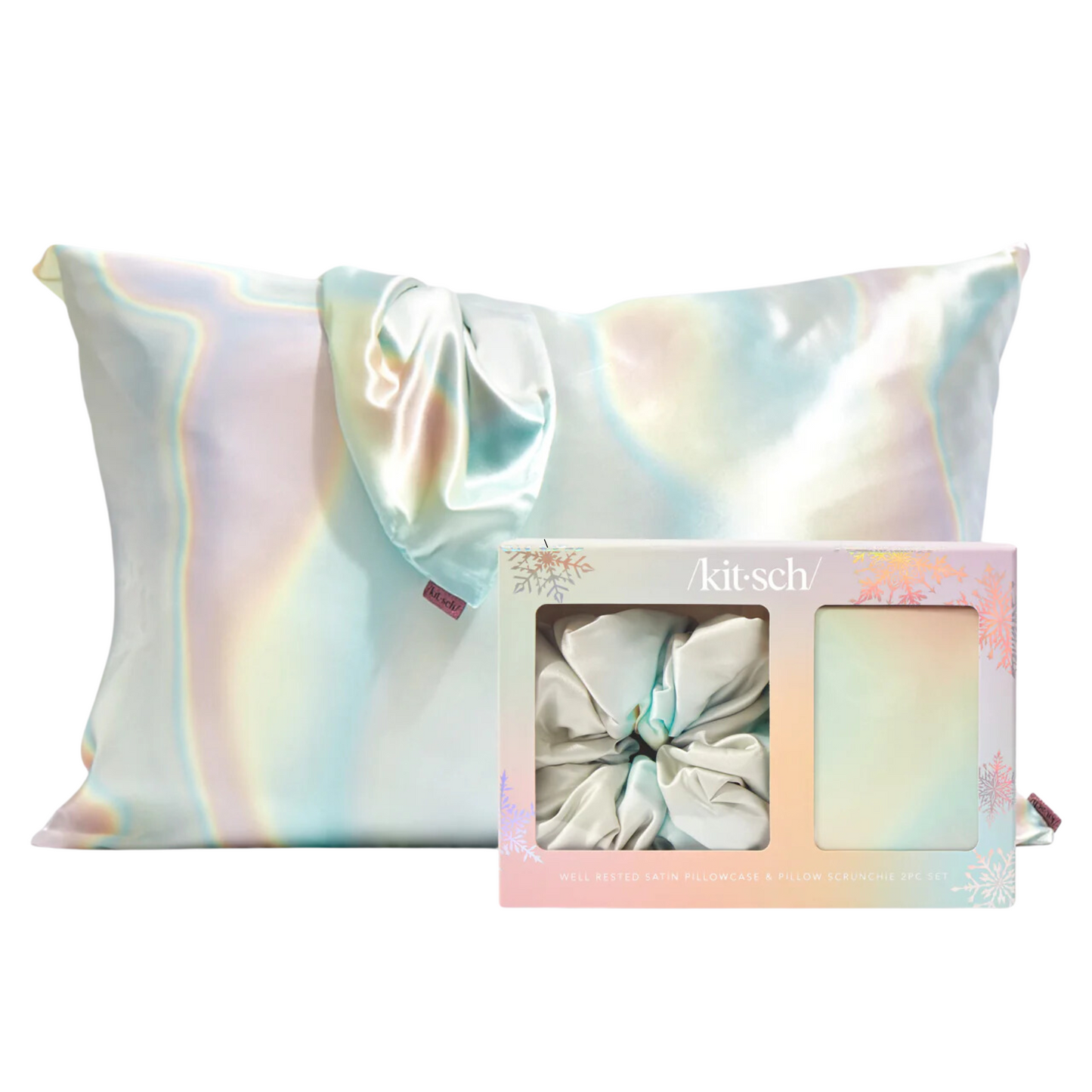 Primary Image of Kitsch Satin Pillowcase and Scrunchie