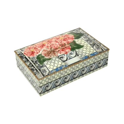 Primary Image of John Derian Pink Flower Chocolate Tin