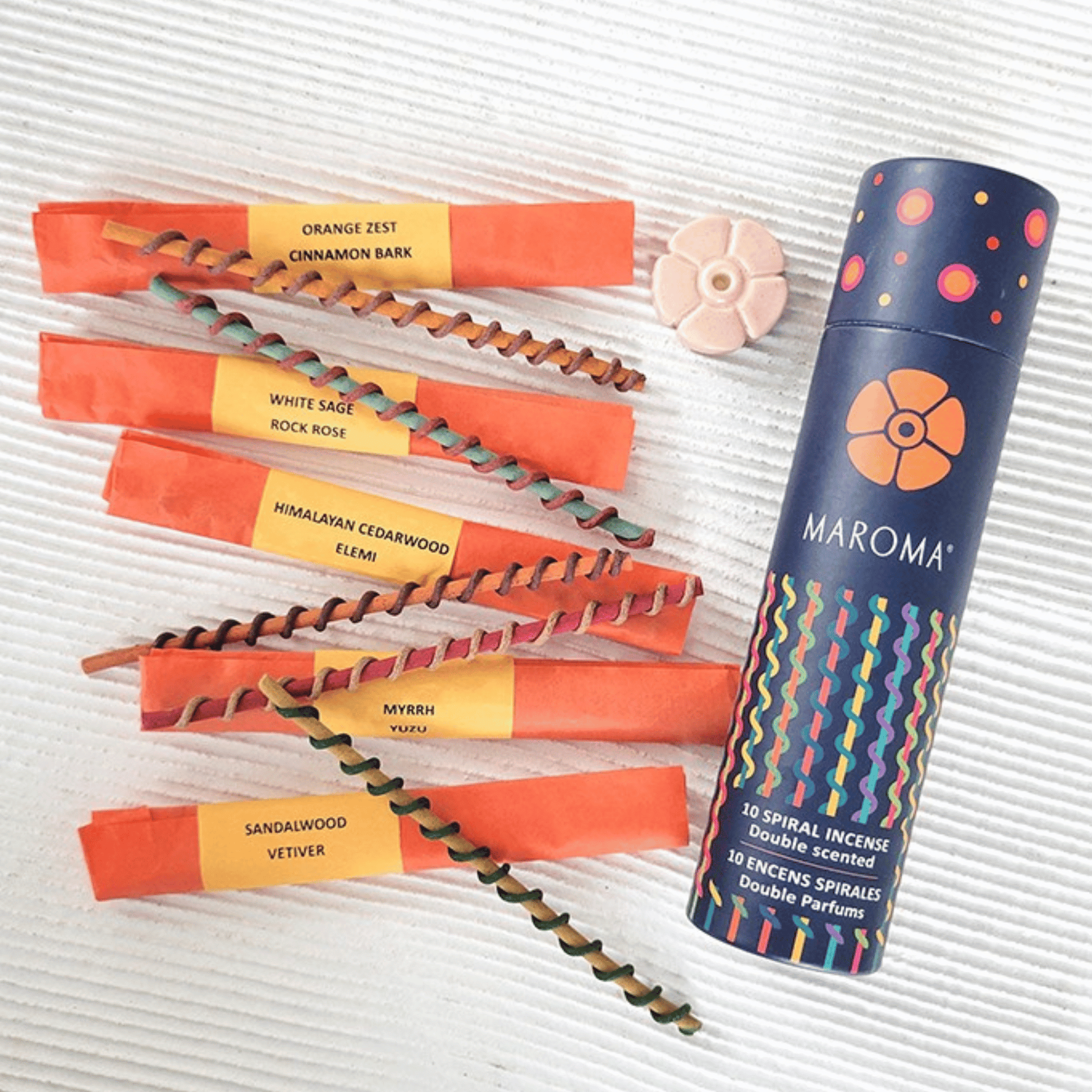 Alternate Image of Spiral Incense Orange Set