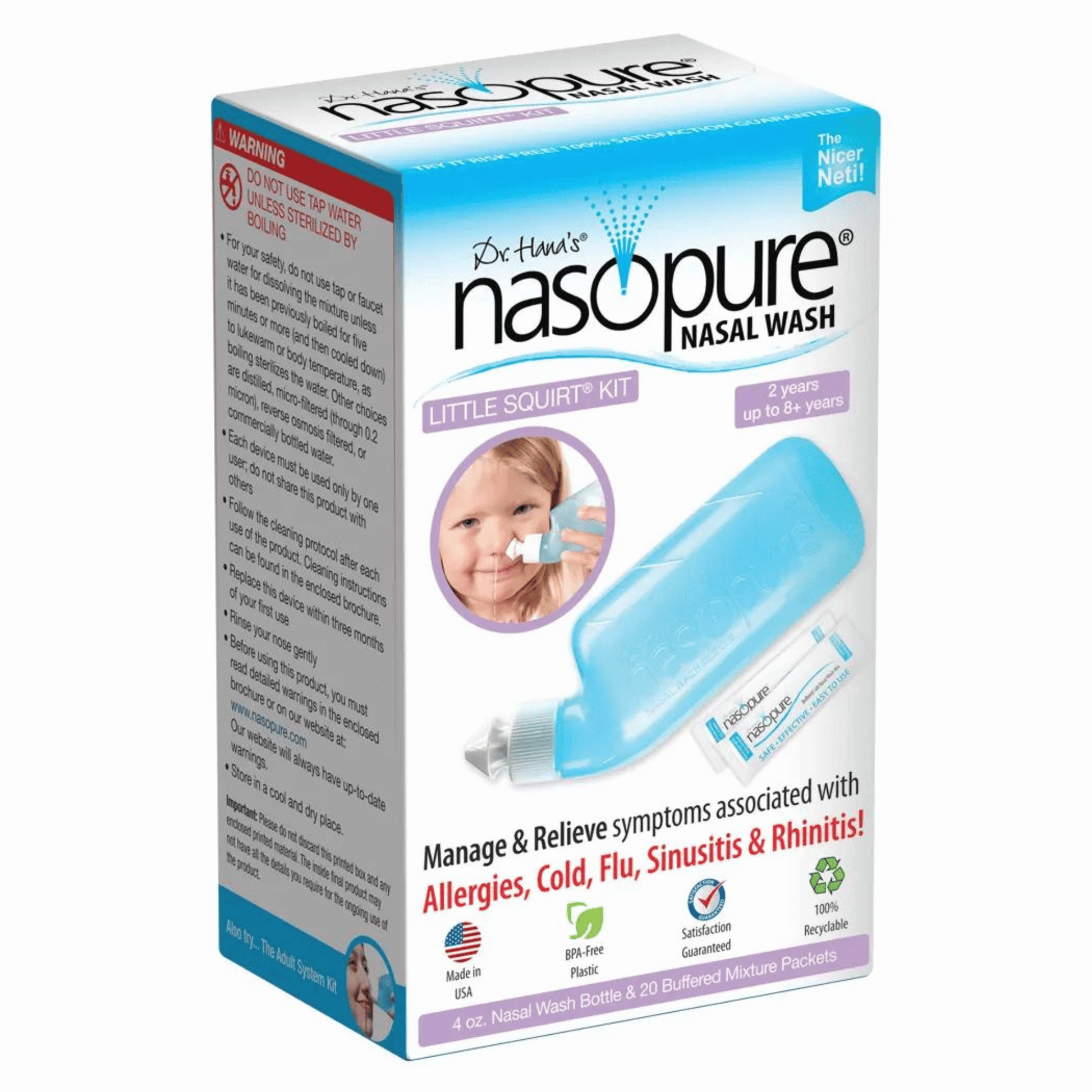 Nasopure Little Squirt Kit (4 oz Bottle) – Smallflower