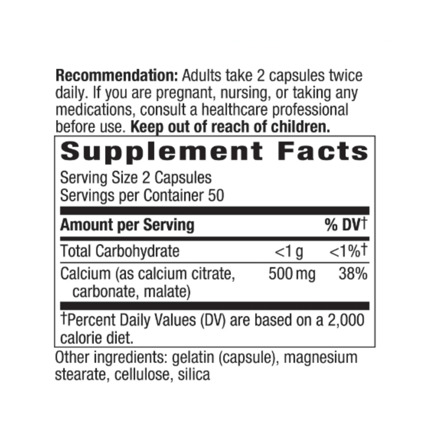 Alternate Image of Calcium Citrate