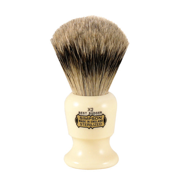 Simpsons X2 'Commodore' Best Badger Shave Brush – Smallflower