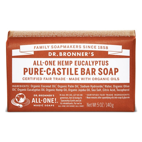 Organic Baby Mild Unscented Bar Soap, 5 oz, Dr. Bronner's