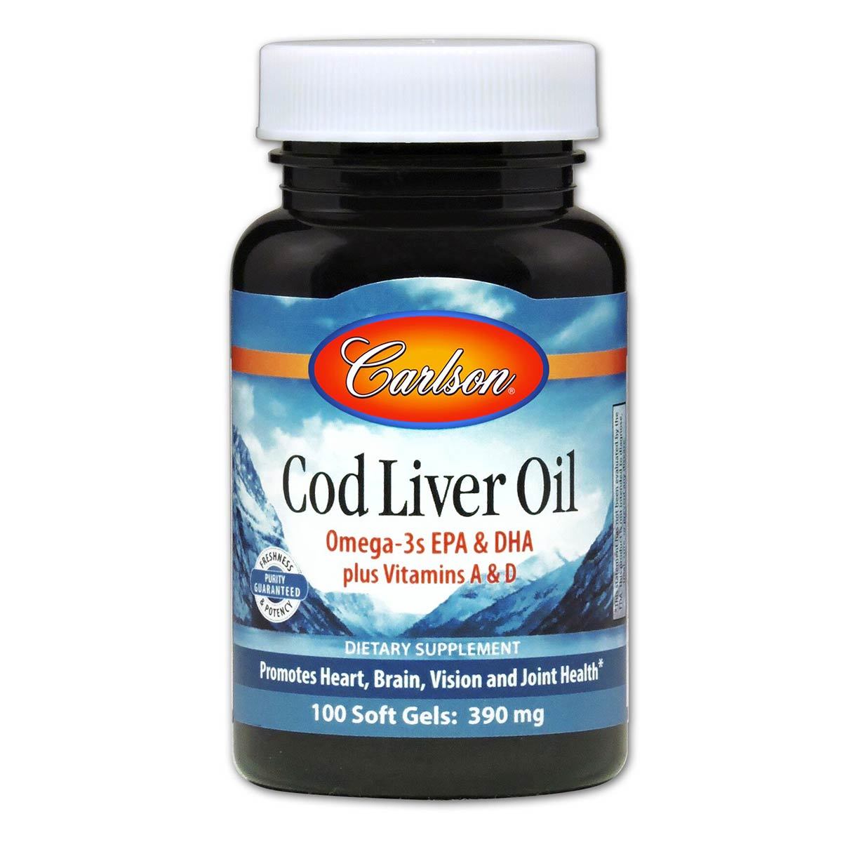 Primary image of Cod Liver Oil Omega 3s Plus Vitamins A + D