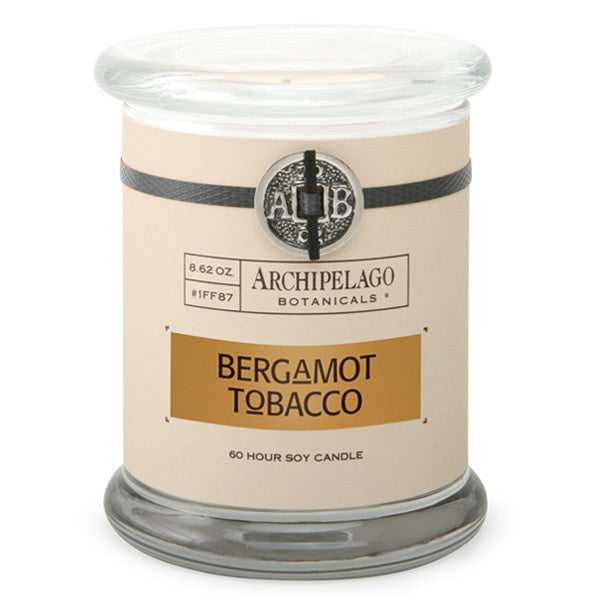 Primary image of Bergamot Tobacco Glass Jar Candle