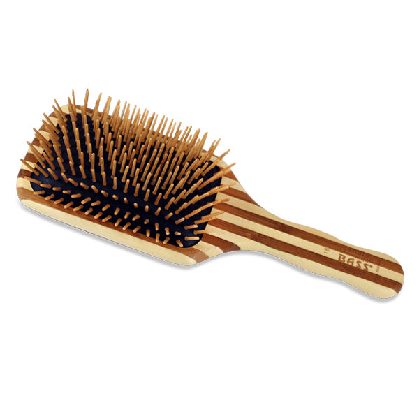 Primary image of Large Paddle Cushioned Wood Bristle Brush