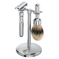 Primary image of Merkur 3 Piece Polished Chrome Shave Set (781)