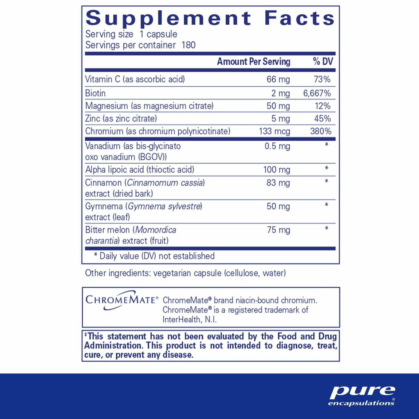 Pure Encapsulations GlucoFunction Capsules (180 count) #10085793