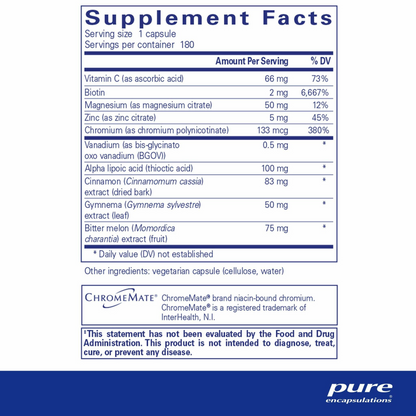 Pure Encapsulations GlucoFunction Capsules (180 count) #10085793