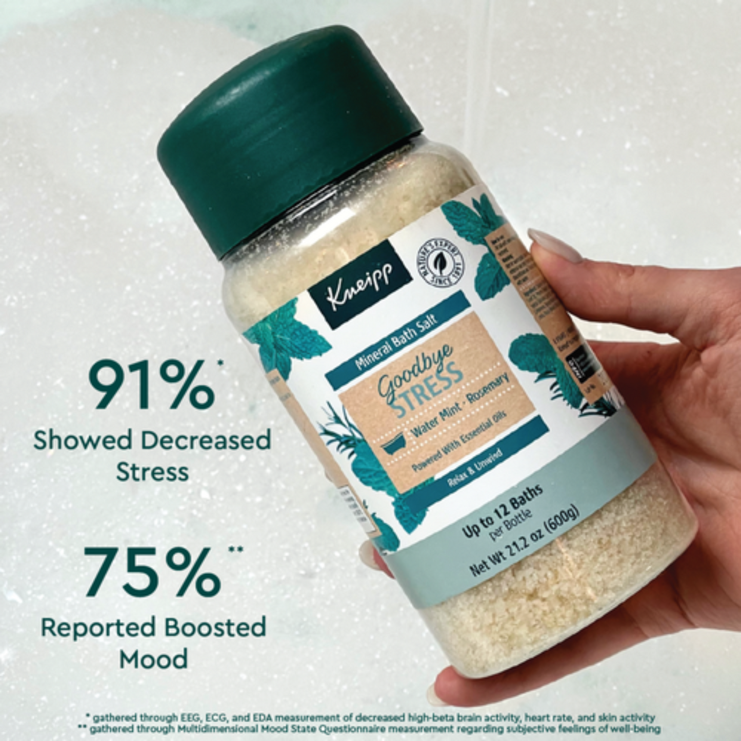 Kneipp Water Mint & Rosemary Goodbye Stress Mineral Bath Salts (21.2 oz) #10085317