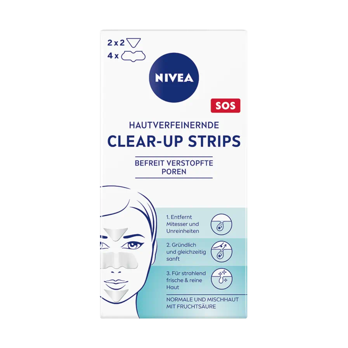 Primary image of Nivea Visage Hautverfeinerndes Clear Up Strips