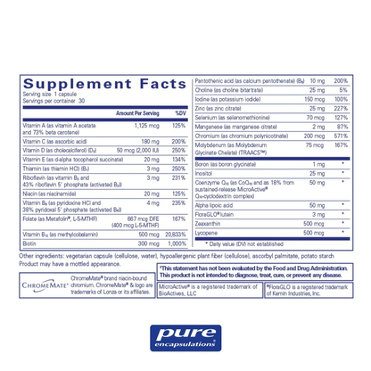 Pure Encapsulations O.N.E. Multivitamin Capsules (30 count) #10085782