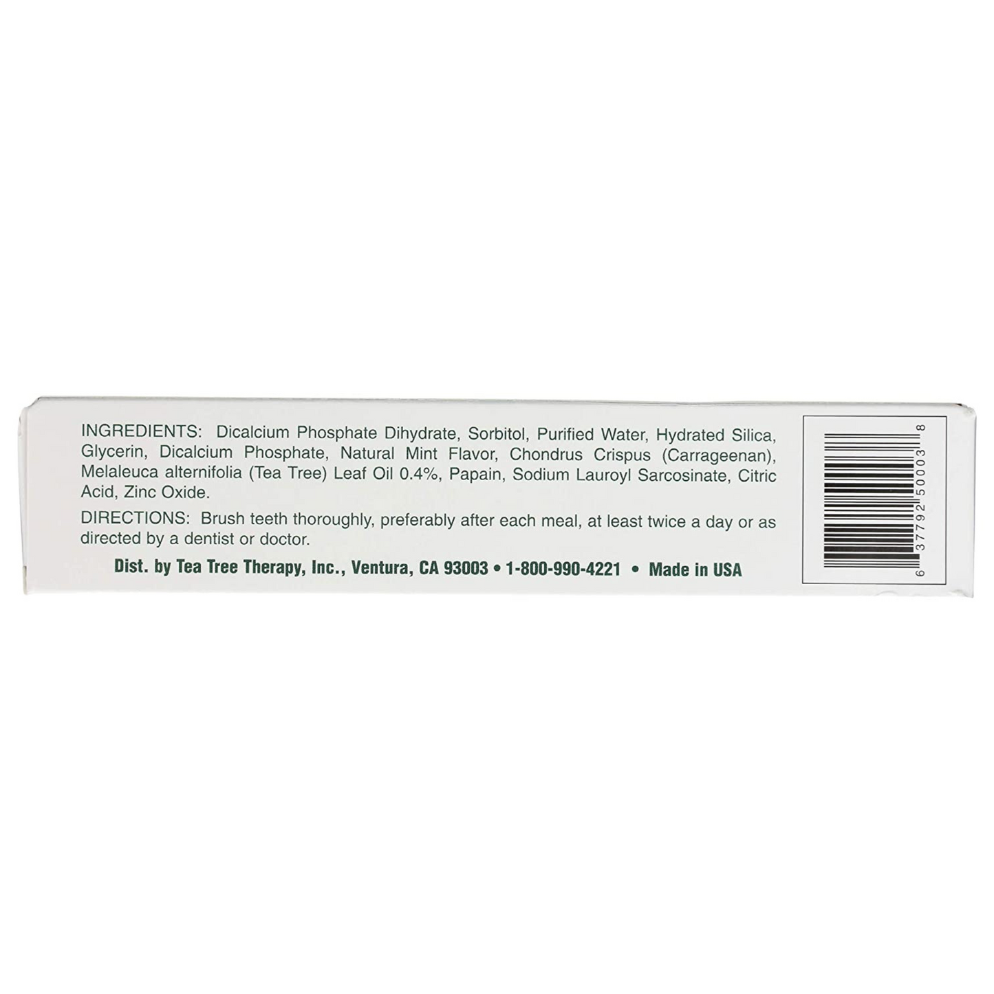 Tea Tree Therapy Tea Tree Toothpaste with Baking Soda (5 oz) #10085220