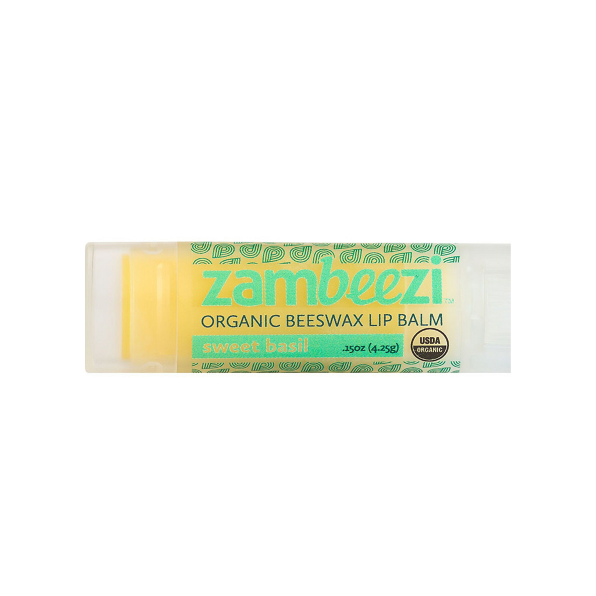 Primary Image ofZambeezi Organic Sweet Basil Lip Balm (0.15 oz)