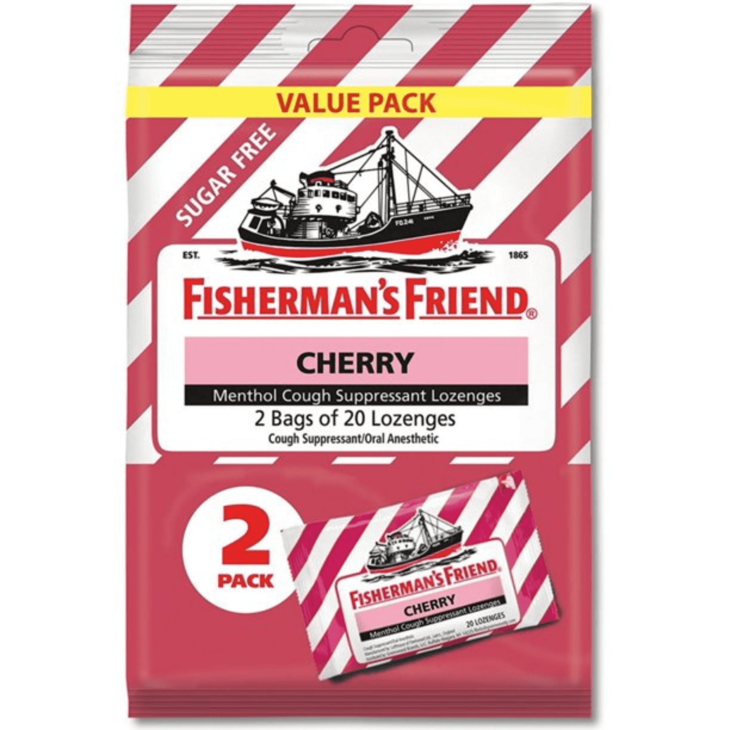 Primary Image of Sugar Free Cherry Lozenges (40 count)