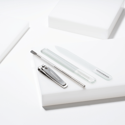 Alternate Image of Glass Manicure Set Open